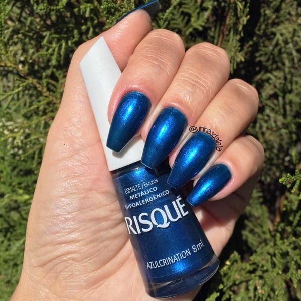 Esmalte de uñas azul: ¡+72 ideas de tonos perfectos para las uñas!