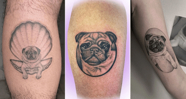 Pug Tattoo: ¡50 ideas súper lindas para los amantes de la raza!