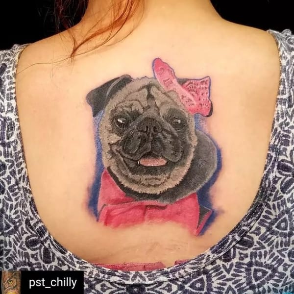 Pug Tattoo – 50 super cute ideas for lovers of the breed!