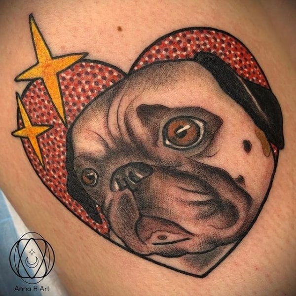 Pug Tattoo – 50 idee super carine per gli amanti della razza!