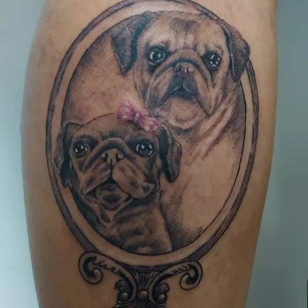 Pug Tattoo – 50 super cute ideas for lovers of the breed!