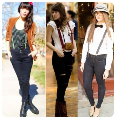 Female suspenders: amazing ideas and looks!