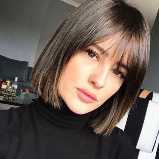 Black Hair with Bangs – 20 Incredibly Passionate Cuts