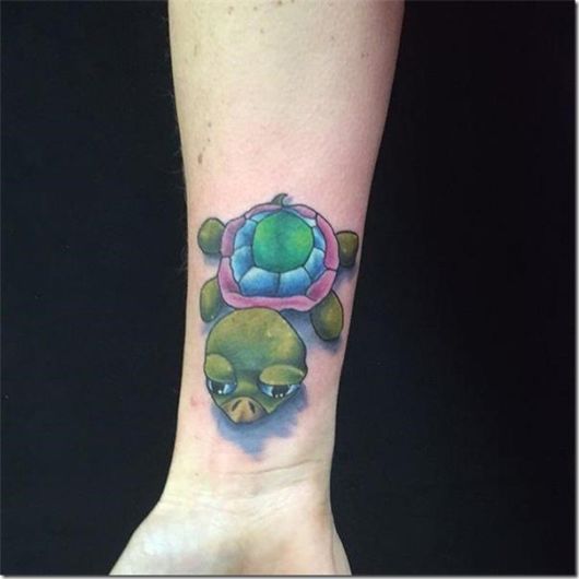 Tatuaje de tortuga: ¿qué significa? + 70 hermosos dibujos!