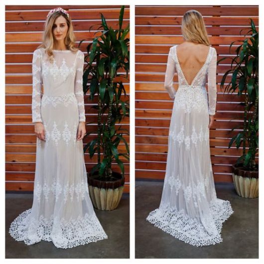 Vestido de novia BOHO: ¡60 modelos increíbles y dónde comprar!