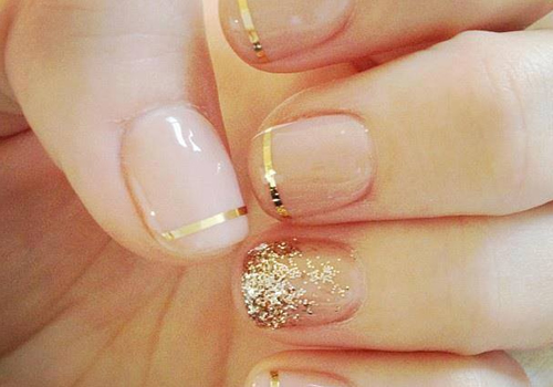 Francesinha Dourada – 25 Beautiful Nails To Rock Around!