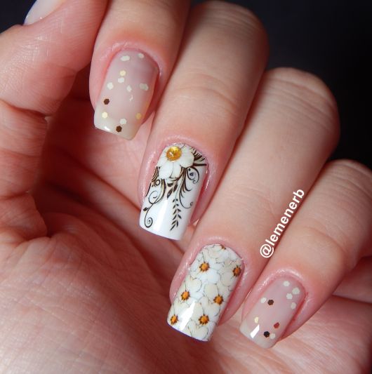 Nails Decorated with Flowers – 65 Perfect Ideas+ DIY A MUST!