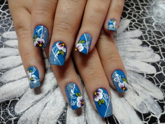 Nails Decorated with Flowers – 65 Perfect Ideas+ DIY A MUST!