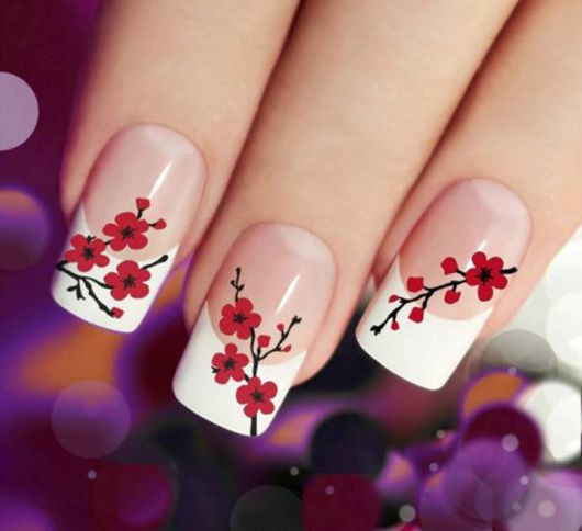 Nails Decorated with Flowers – 65 Perfect Ideas+ DIY A MUST!