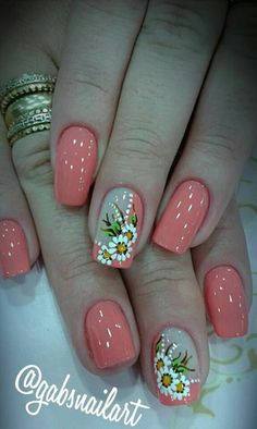 Nails Decorated with Flowers – 65 Perfect Ideas+ DIY A MUST!