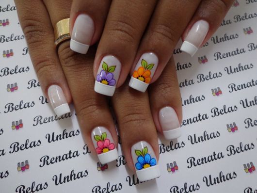 Nails Decorated with Flowers – 65 Perfect Ideas+ DIY A MUST!