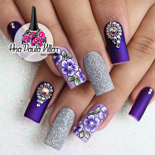 Nails Decorated with Flowers – 65 Perfect Ideas+ DIY A MUST!