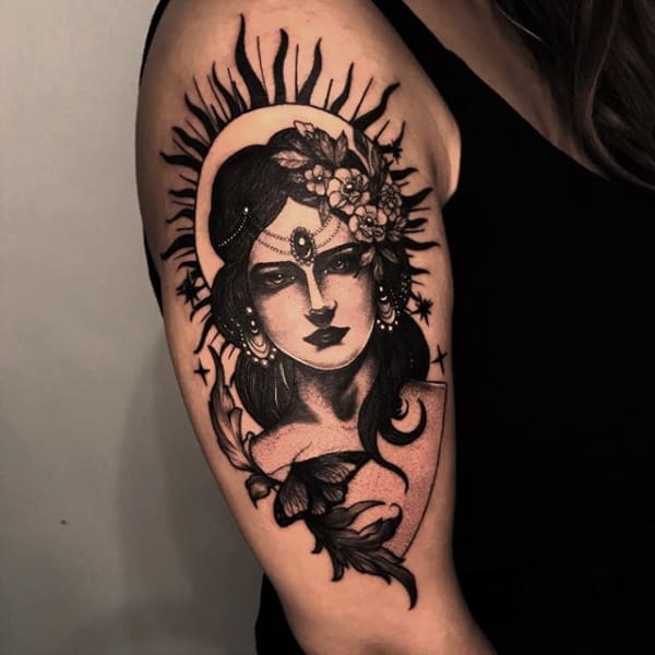 +45 ideas of【GYPSY TATTOO】ᐅ What does it mean?