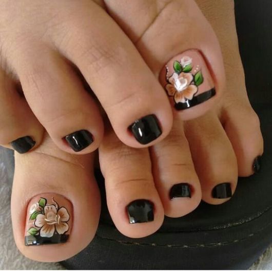 Uñas decoradas para pies: ¡75 bellas inspiraciones y consejos inéditos!