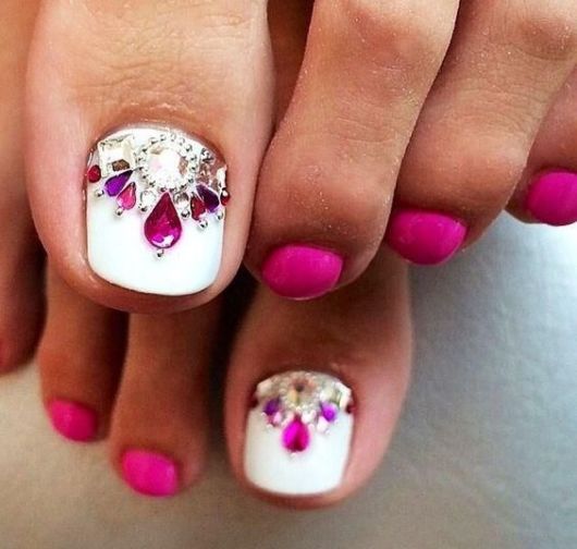 Uñas decoradas para pies: ¡75 bellas inspiraciones y consejos inéditos!