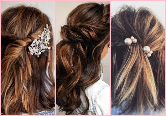 Half-Up Hairstyle: ¡60 peinados asombrosos y un tutorial fácil!