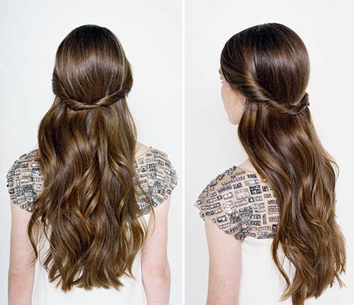 Half-Up Hairstyle: ¡60 peinados asombrosos y un tutorial fácil!