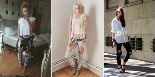 Shredded pants: how to do it, models and 70 amazing looks!