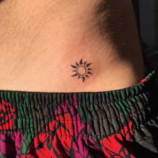 Sun Tattoo – 70 Wonderful Ideas for you to be enchanted!