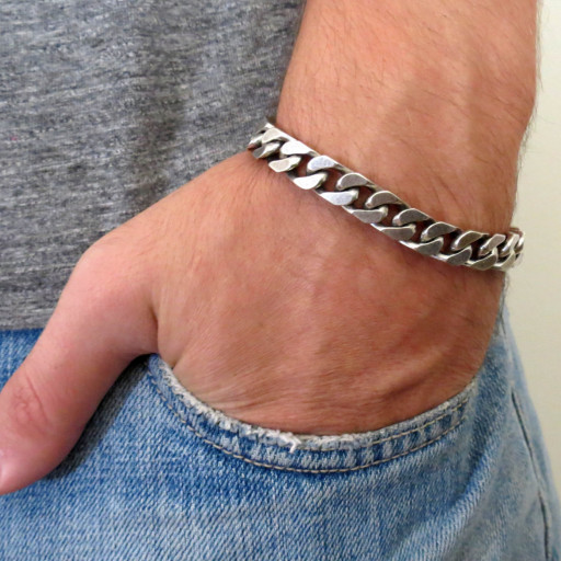 Bracelet argent homme - 70 modèles stylés pour s'inspirer !