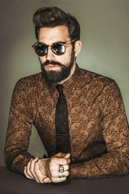 Camicia stampata da uomo: come indossarla, dove acquistarla + 60 look epici