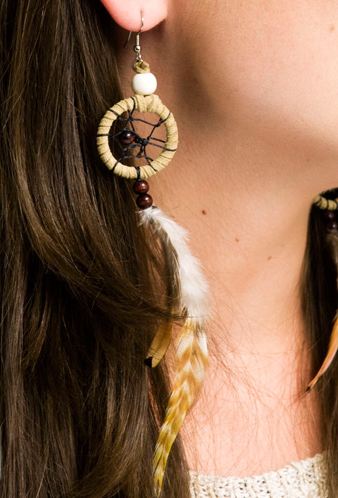 Feather Earrings: Meanings, various tips and more than 40 models