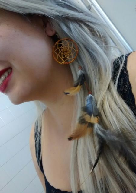 Feather Earrings: Meanings, various tips and more than 40 models