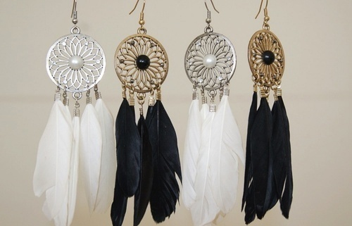 Feather Earrings: Meanings, various tips and more than 40 models