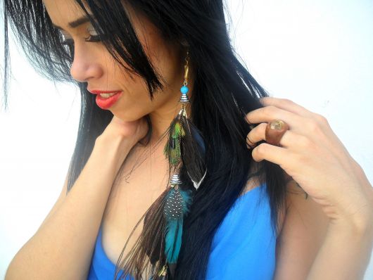 Feather Earrings: Meanings, various tips and more than 40 models