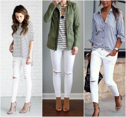 Looks avec pantalon blanc : 133 idées incroyables pour suivre cette tendance