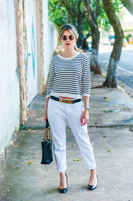 Looks avec pantalon blanc : 133 idées incroyables pour suivre cette tendance