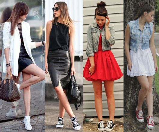 Skirt with Sneakers: Does it match? How to use? 160 beautiful and inspiring looks!