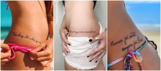 Phrases pour les tatouages ​​​​féminins - 51 tatouages ​​​​et polices passionnés!