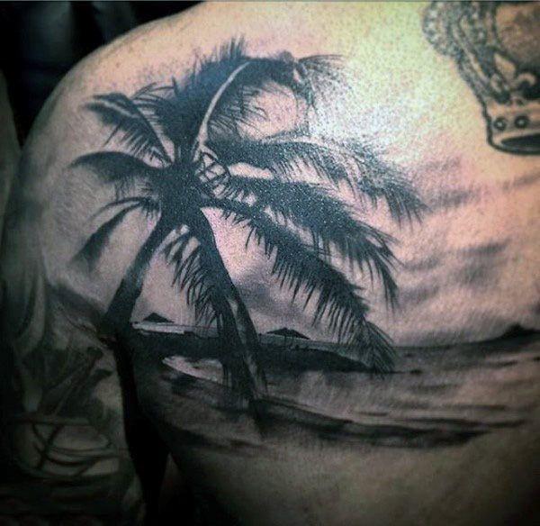 +45【TATUAJE DE ÁRBOL DE COCO】¡ideas para inspirarte!