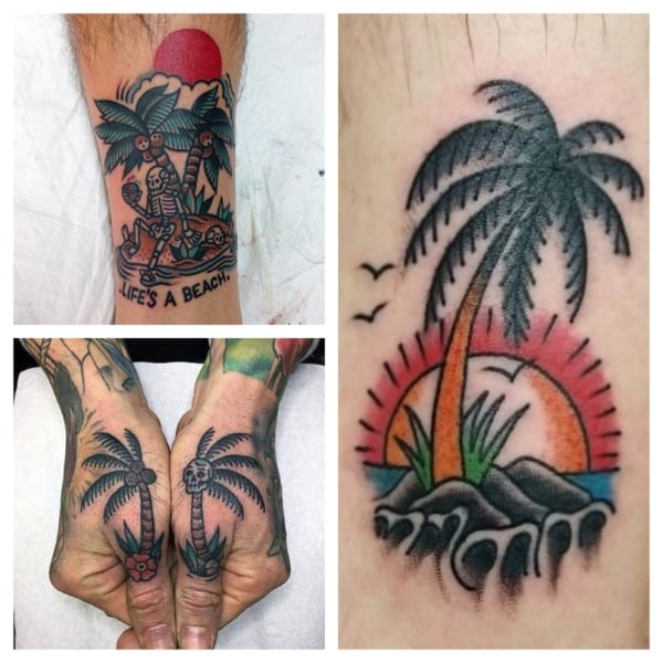 +45【TATUAJE DE ÁRBOL DE COCO】¡ideas para inspirarte!