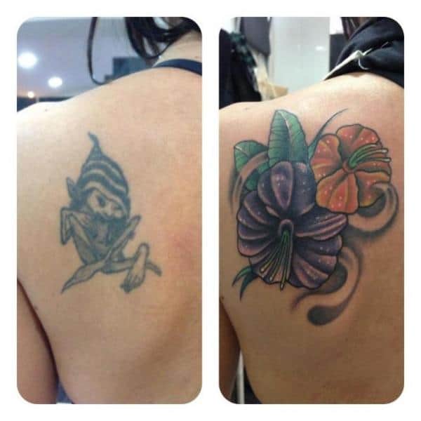 Cover-up de tatuaje ➞ Todo sobre + 80 cover-ups INCREÍBLES!