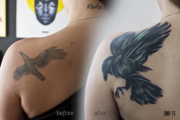 Cover-up de tatuaje ➞ Todo sobre + 80 cover-ups INCREÍBLES!