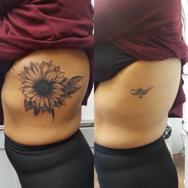 Cover-up de tatuaje ➞ Todo sobre + 80 cover-ups INCREÍBLES!