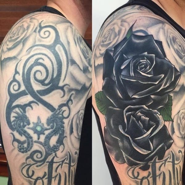 Cover-up de tatuaje ➞ Todo sobre + 80 cover-ups INCREÍBLES!