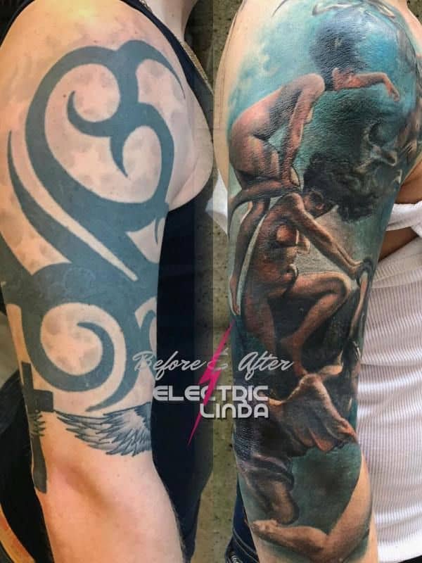 Cover-up de tatuaje ➞ Todo sobre + 80 cover-ups INCREÍBLES!