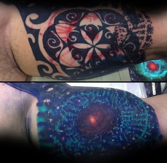 Cover-up de tatuaje ➞ Todo sobre + 80 cover-ups INCREÍBLES!