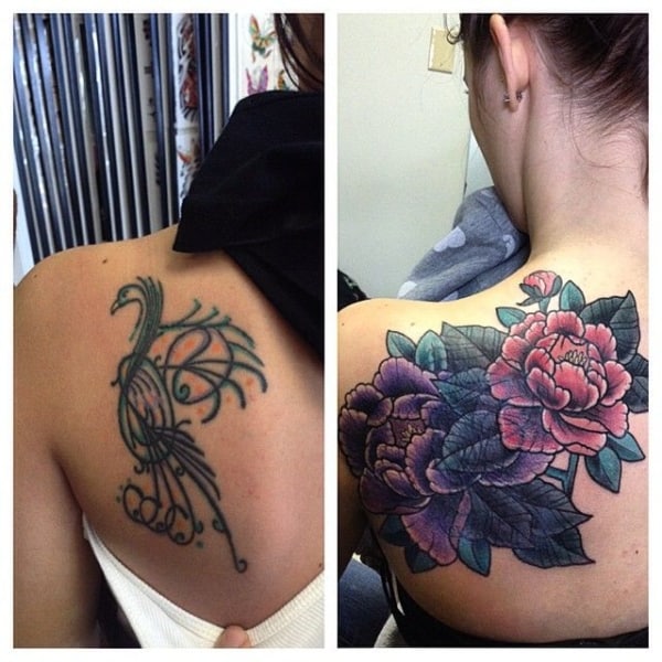 Cover-up de tatuaje ➞ Todo sobre + 80 cover-ups INCREÍBLES!