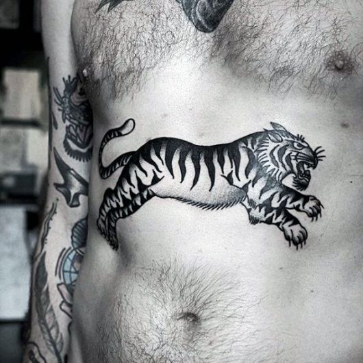 Tatuaje en el vientre de los hombres: 20 ideas increíbles para inspirarse