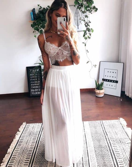 Top in pizzo: +67 bellissime modelle e come indossarle!【2022】