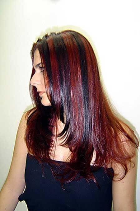 10 meravigliosi capelli rossi con mèches con consigli imperdibili!