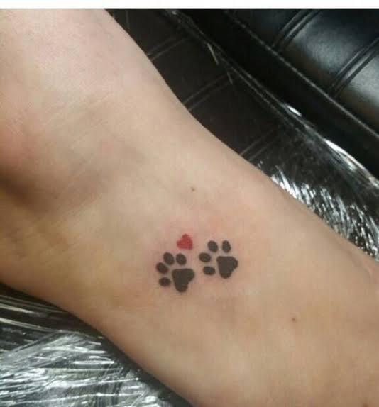 Tatuaggio zampa di cane – 50 tatuaggi carini e super creativi!