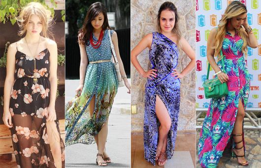 Long dress with slit: 70 models to wear!