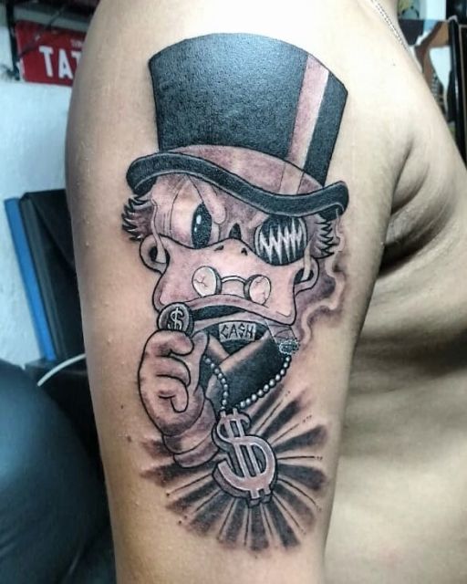 Tatuaje del tío Scrooge: ¡70 dibujos de este querido personaje!
