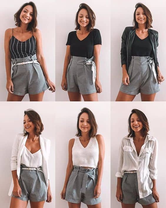 Short clochard: ¡60 modelos y hermosos looks en los que inspirarse!