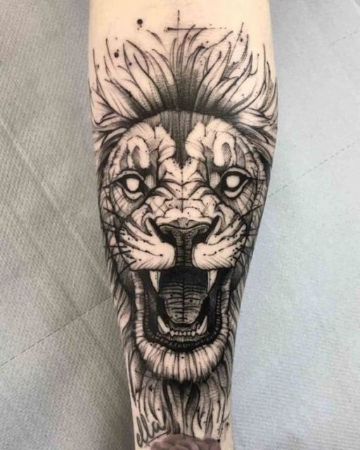 Men's Forearm Tattoo - More than 90 animal inspirations!